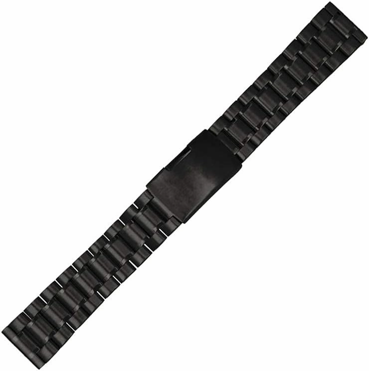 Rubber Watch Strap Stainless Steel Watch Strap 18mm 20mm 22mm 24mm Universal Stainless Steel Watch Strap Men and Women Replacement Watch Band Solid Metal Watch