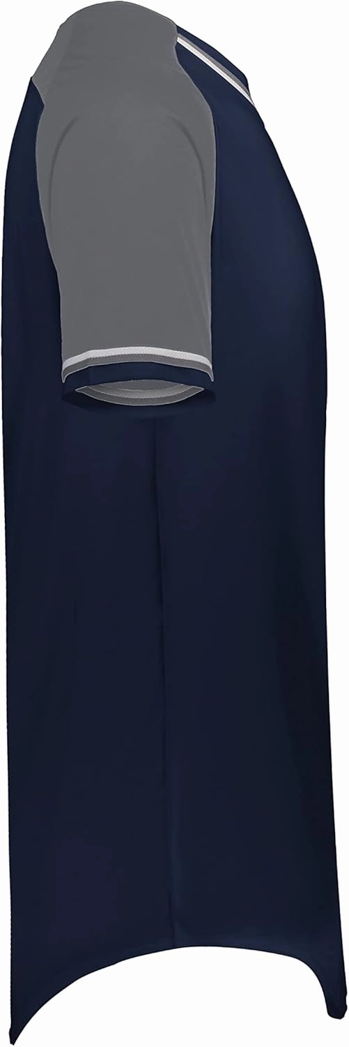 Russell Athletic Men's Classic V-Neck Baseball Jersey: Vintage Appeal, with Dri-Power Moisture-Wicking