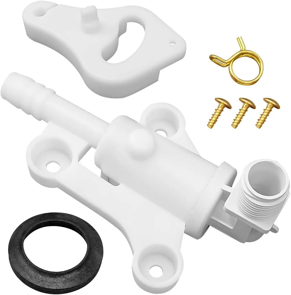 RV Toilet Valve Kit Fit for Thetford Aqua-Magic Style Lite and Style Plus Toilet Replace 34100 Toilet Water Valve Replacement