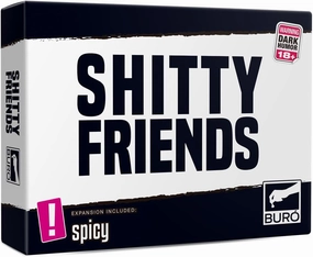 Sh!tty Friends The Ultimate Dark Humor Party Card Game – Ideal for Family Games Night, Adult Fun, and Ice-Breaking at Gatherings