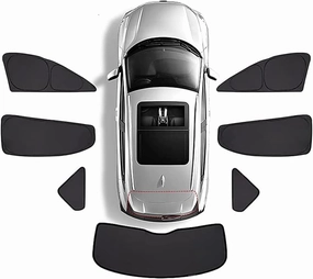 Side Automotive Window Sunshades for Mazda BIANTE, Strong Blackout Car Window Shades Keeps Interior Cool, Side Magnetic Windshield Curtains,A-2 Front 2 Rear 1 Tailgate 2 Triangular