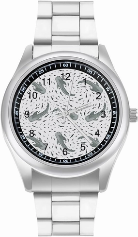 Simple Sharks Casual Wrist Watches for Men Classic Business Dress Watch Big Face for Work Gym