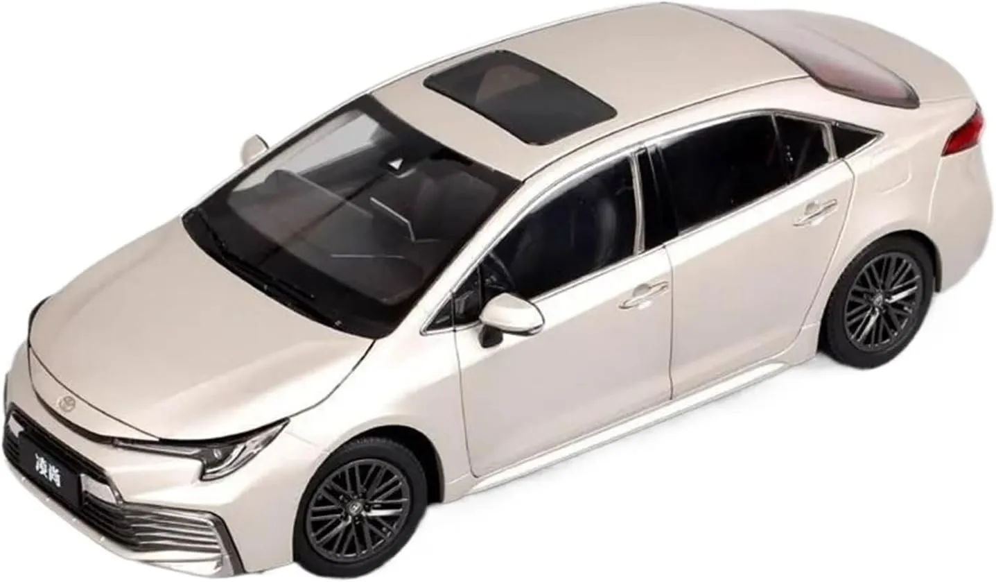 Simulation Car Model 1:18 for GAC Toyota Levin Simulation Alloy Car Model Collection Ornament Souvenir Mini Vehicles Toys
