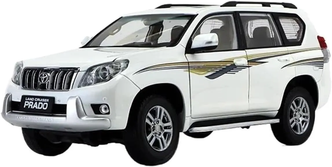 Simulation Car Model 1:18 for Toyota Land Cruiser Prado VX LC150 2012 Car Model Collection Display Decoration Mini Vehicles Toys(Green)