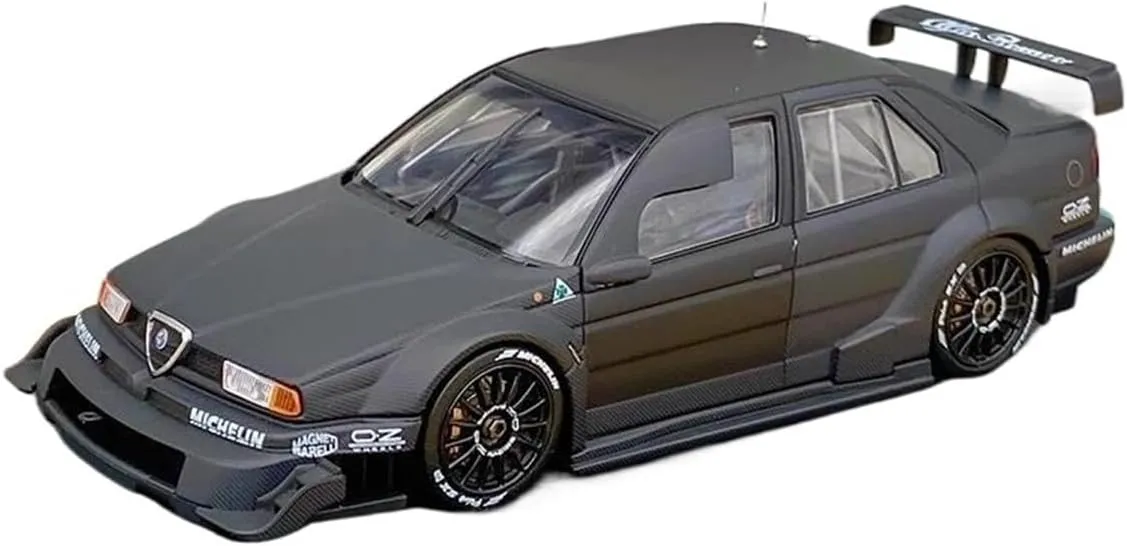 Simulation Car Model 1：43 for Alfa Romeo 155v6 Ti 990 Fiber Body Car Model Static Collections Decorative Souvenirs Mini Vehicles Toys