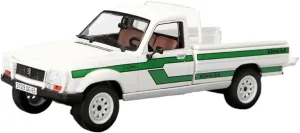 Simulation Car Model 1:43 for Peugeot 504 Pick Up 4x4 1985 Pickup Truck Simulation Alloy Model Collection Display Home Decoration Mini Vehicles Toys