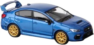 Simulation Car Model 1:64 for Subaru WRX EJ20 Simulation Alloy Car Model Home Decoration Metal Ornaments Mini Vehicles Toys