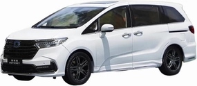 Simulation Car Model 1：18 for Honda Odyssey Hybrid Edition 2022 Simulation Alloy Car Model Souvenir Static Display Mini Vehicles Toys