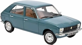 Simulation Car Model 1：18 for Peugeot 104 GL 1977 Realistic Alloy Car Model Display Custom Souvenir Mini Vehicles Toys(Blue)
