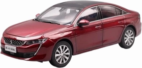 Simulation Car Model 1：18 for Peugeots 508L Alloy Car Model Miniature Simulation Hobby Collection Decoration Mini Vehicles Toys