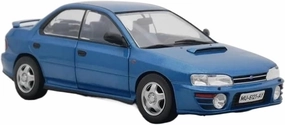 Simulation Car Model 1：24 for Subaru Impreza GT 4WD 1996 Simulation Alloy Car Model Souvenir Static Display Mini Vehicles Toys