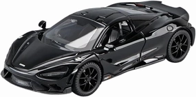 Simulation Car Model 1：32 for Mclaren 765LT Supercar Alloy Diecast Car Model Hobby Collection Decoration Mini Vehicles Toys(Black)