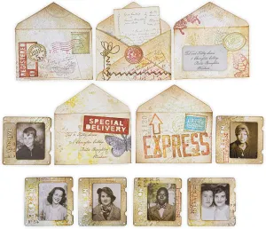 Sizzix Sizzx Thinlits Die Set 54PK Specimen by Tim Holtz | 665930 | Chapter 3 2022, Multicolor