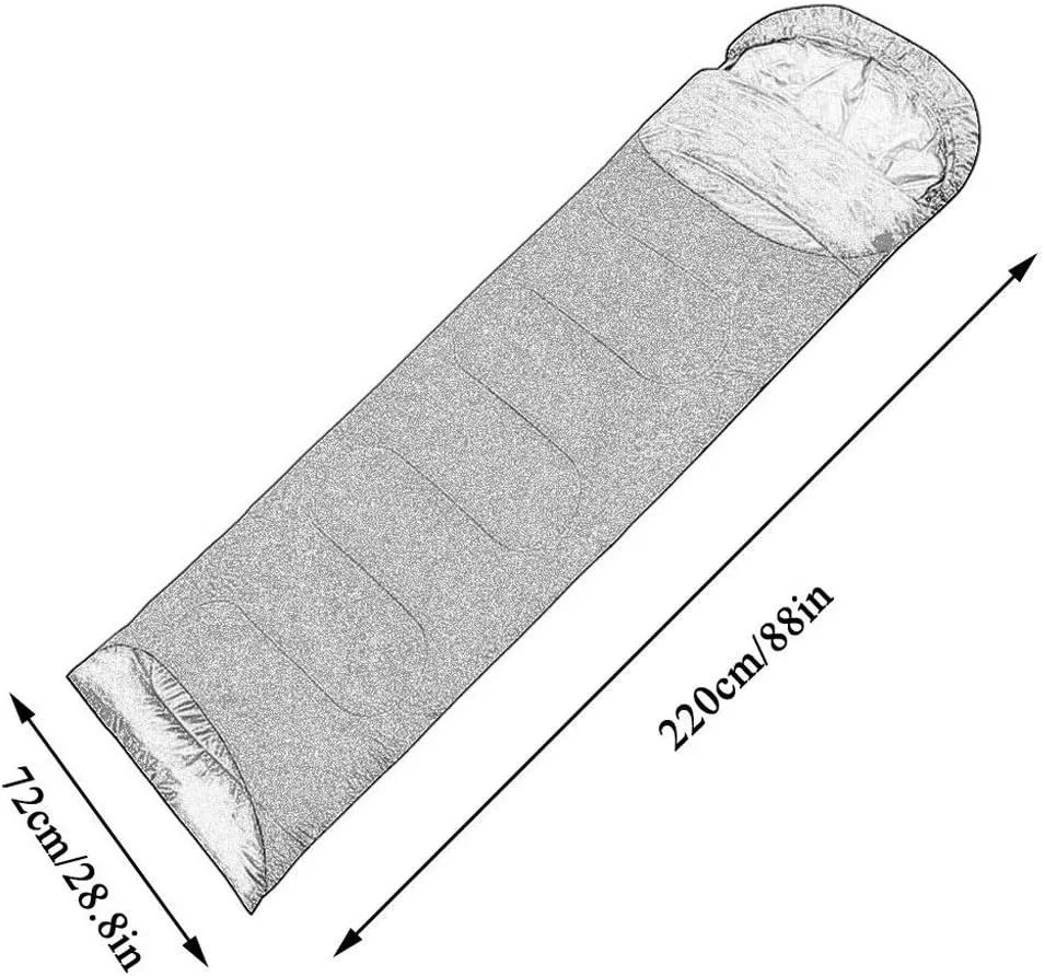 Sleeping Bag Lightweight for Adults Spring and Autumn, Rectangular Sleeping Bags Great for Indoor and Outdoor Use Hiking Camping Traveling
