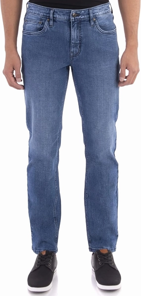Slim Fit Mens Jeans – Stretch Fabric Tapered Pants for Men – Premium Comfort Casual Wear and Work Attire