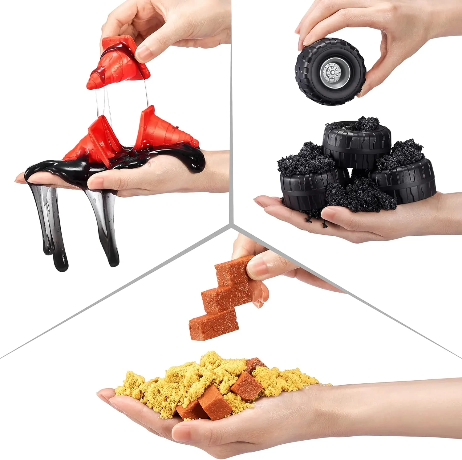 Smashers Monster Truck Surprise (Skull Truck) by ZURU Boys with 25 Surprises Collectible Monster Truck Surprise Smash Slime Sand Compounds Discovery