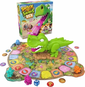 Snack-O-Saurus Rex – an Interactive Board Game for Snack Lovers & Dino Fans, Funny Family Game, Board Game for Family Game Night, for Kids Ages 5 & up