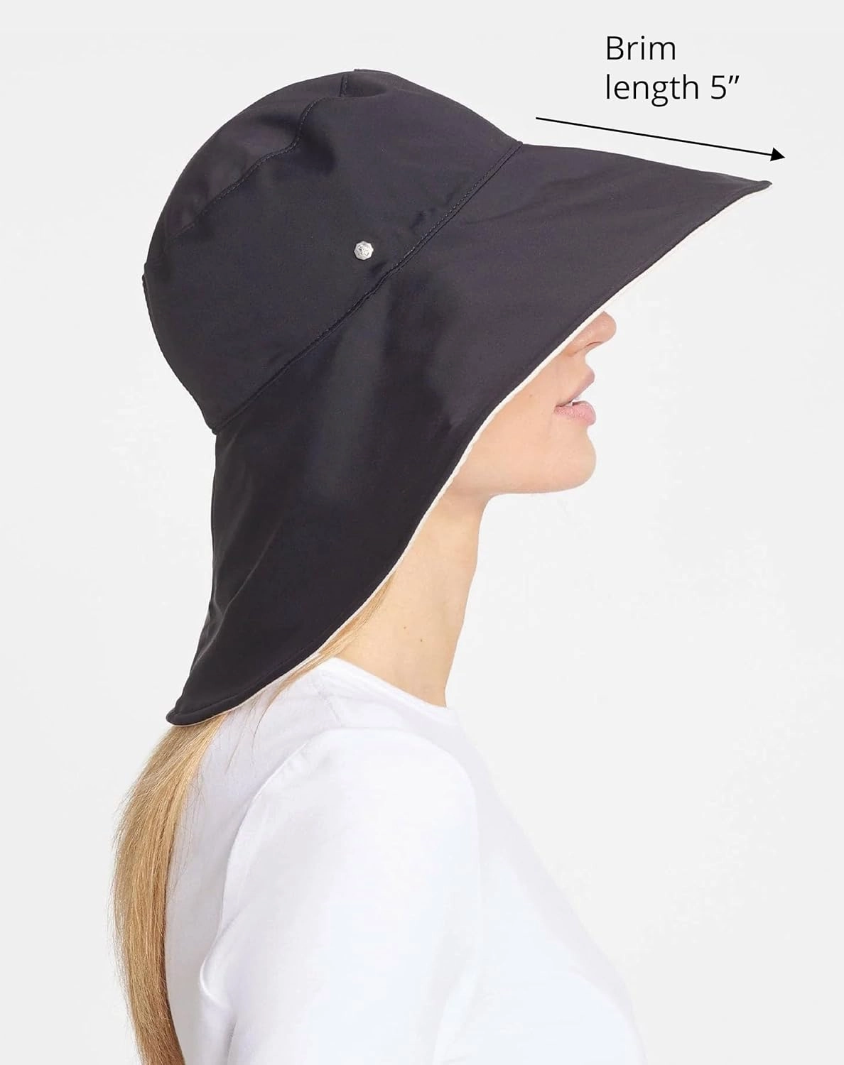Solbari Ultra Wide Brim Sun Hat UPF50  Packable UV Sun Protection Hats with Full Coverage Brim
