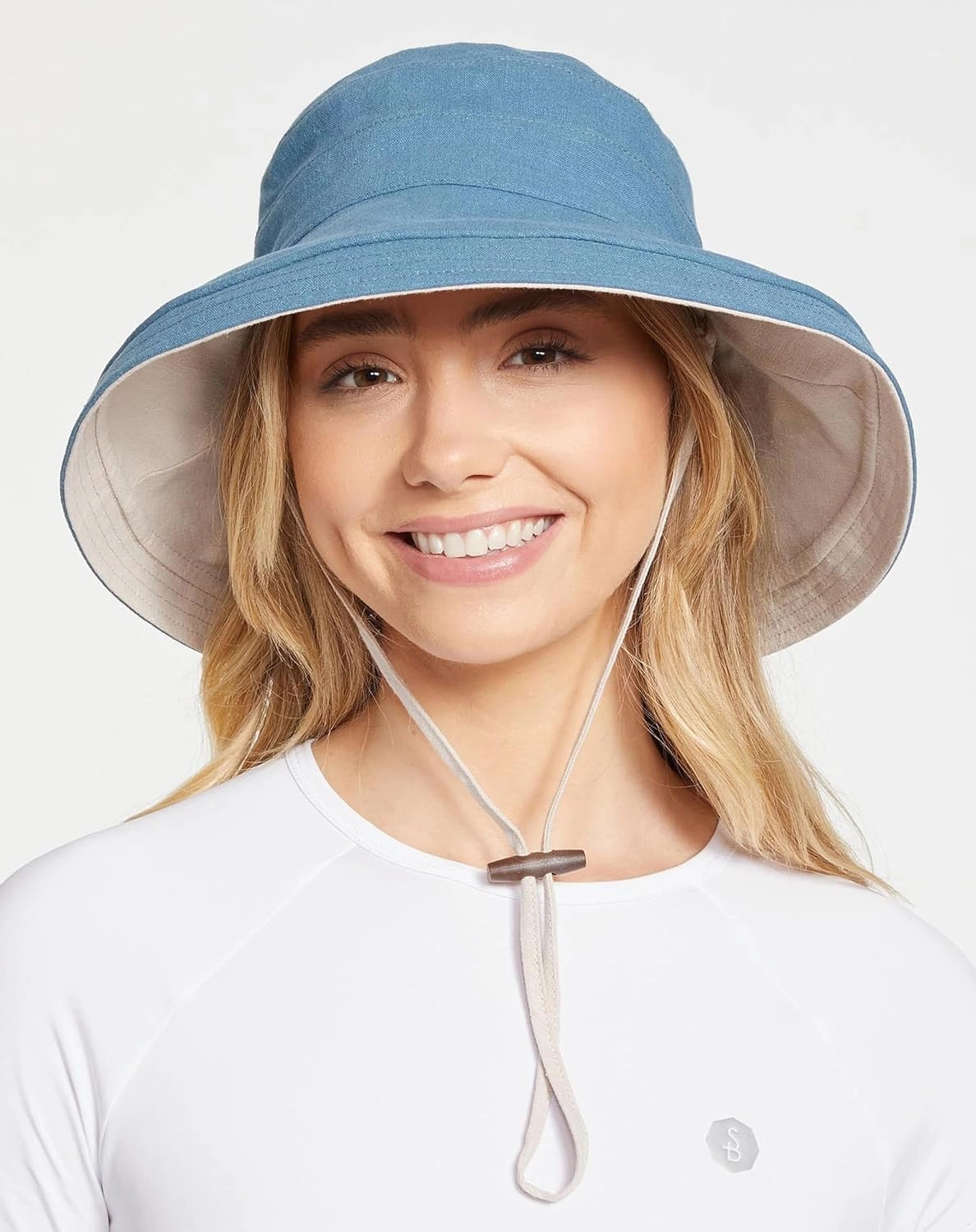 Solbari Women's Holiday Sun Hat UPF 50 , Packable Breathable with Wide Brim, Adjustable Fit, UV Protection for Travel & Beach
