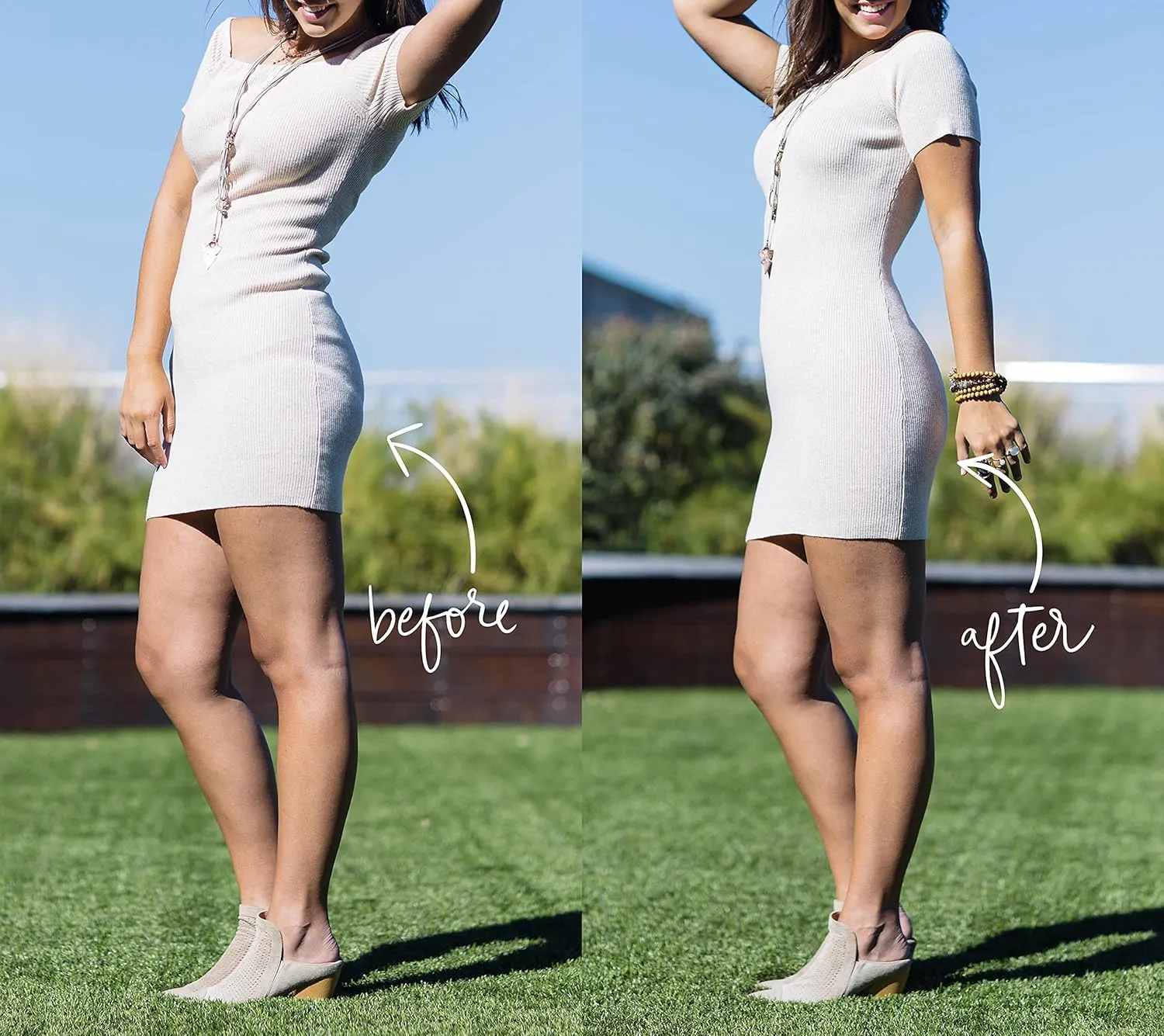 SPANX Shapewear for Women Thinstincts Open-Bust Mid-Thigh Bodysuit (Regular and Plus Sizes)
