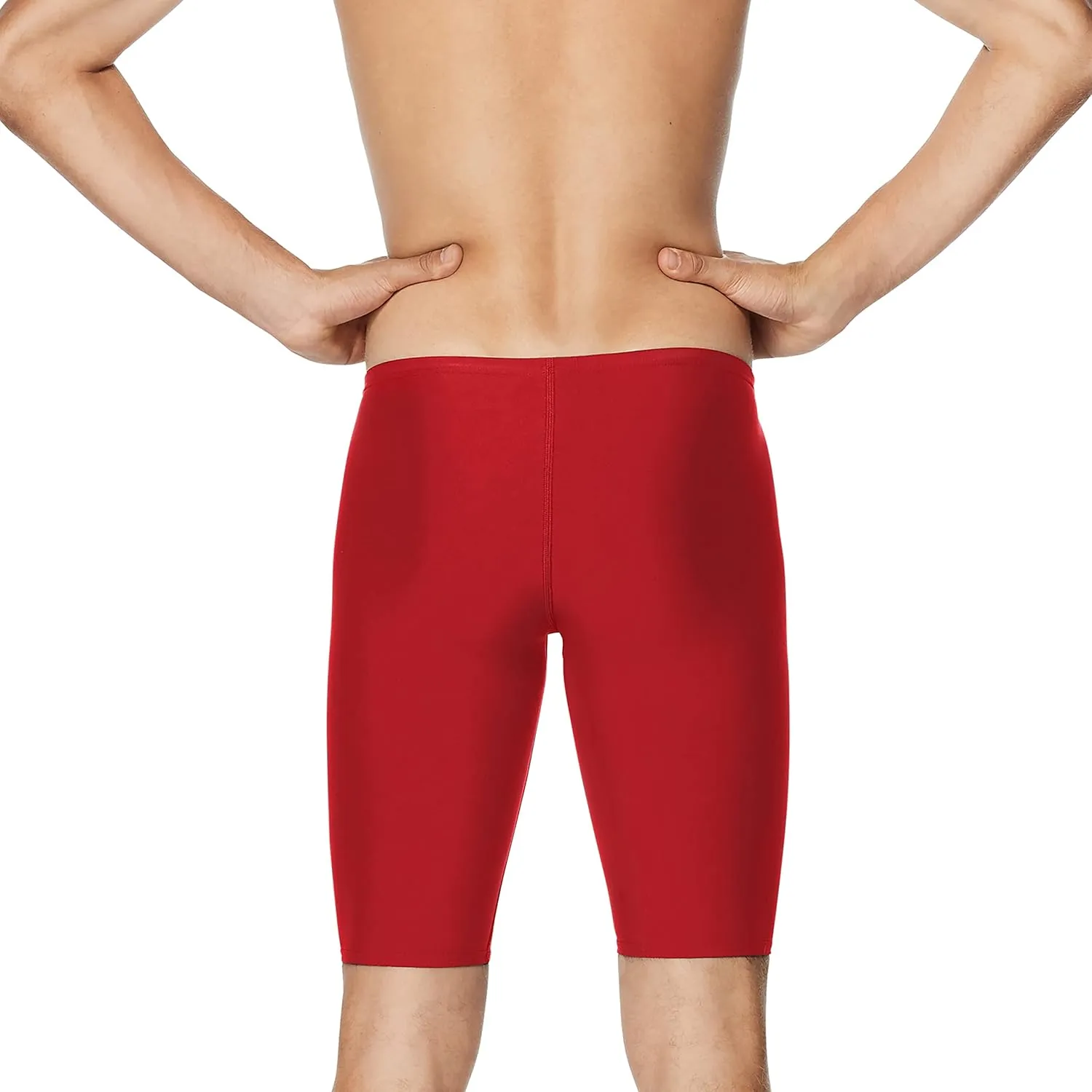 Speedo Men's Swimsuit Jammer Powerflex Eco Solid Adult