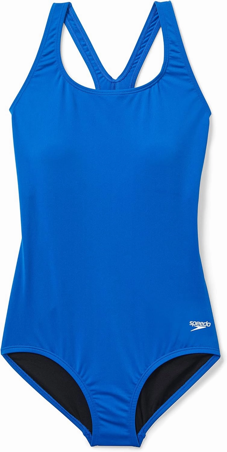 Speedo Women's Swimsuit One Piece Endurance Ultraback Solid Contemporary Cut