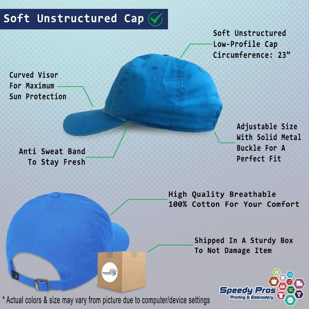 Speedy Pros Soft Baseball Cap Maintenance Tools Logo Embroidery Electrician Cotton Embroidered Dad Hats for Men & Women