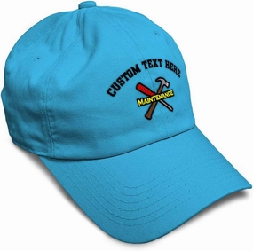 Speedy Pros Soft Baseball Cap Maintenance Tools Logo Embroidery Electrician Cotton Embroidered Dad Hats for Men & Women