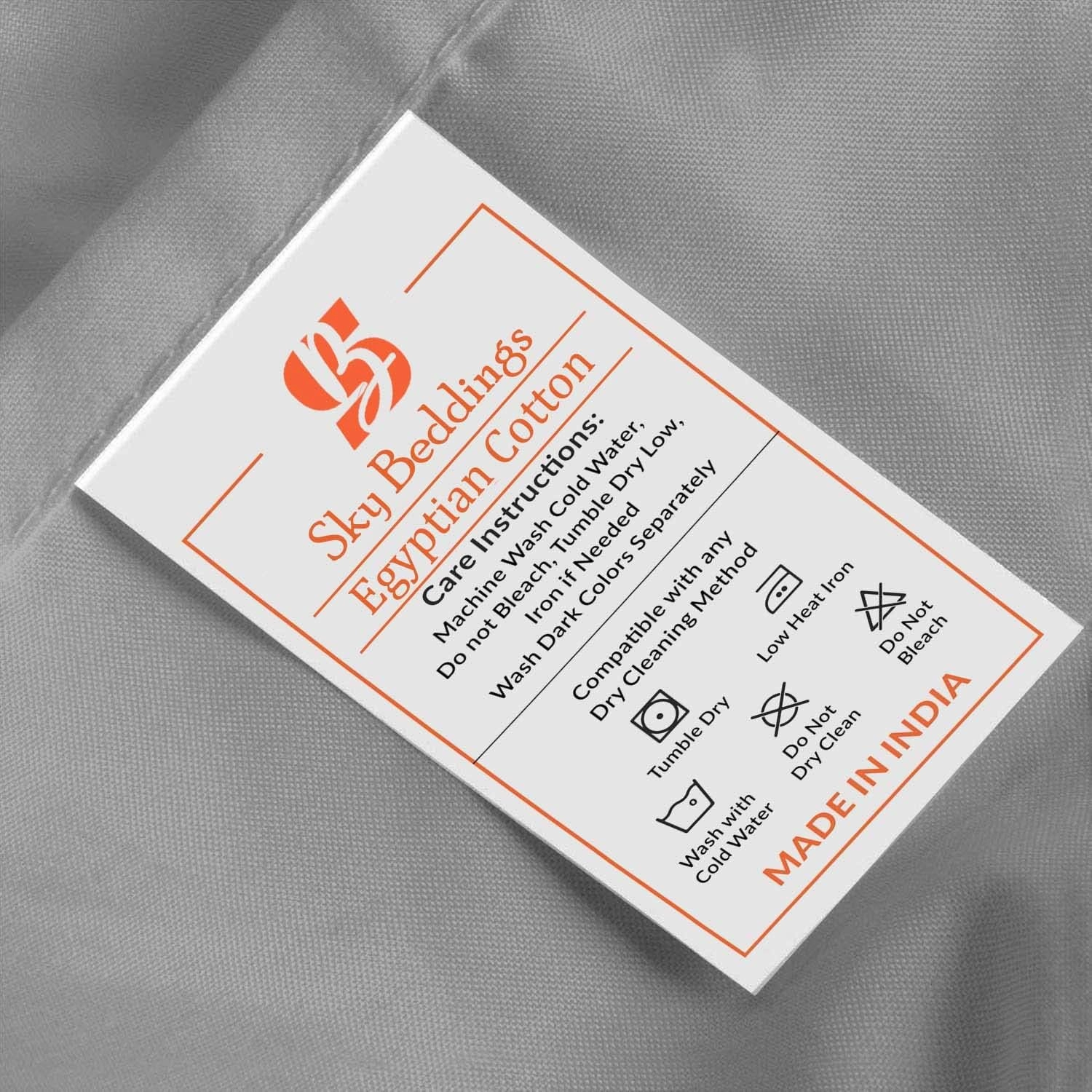 Split Top King Sheet Set - 100% Cotton, 600 Thread Count Flex Head King Sheets for Sleep Number Bed - 16" Deep Pocket cooling Sheets for Flex Top King Adjustable Bed - Split King/34" Down - Light Grey