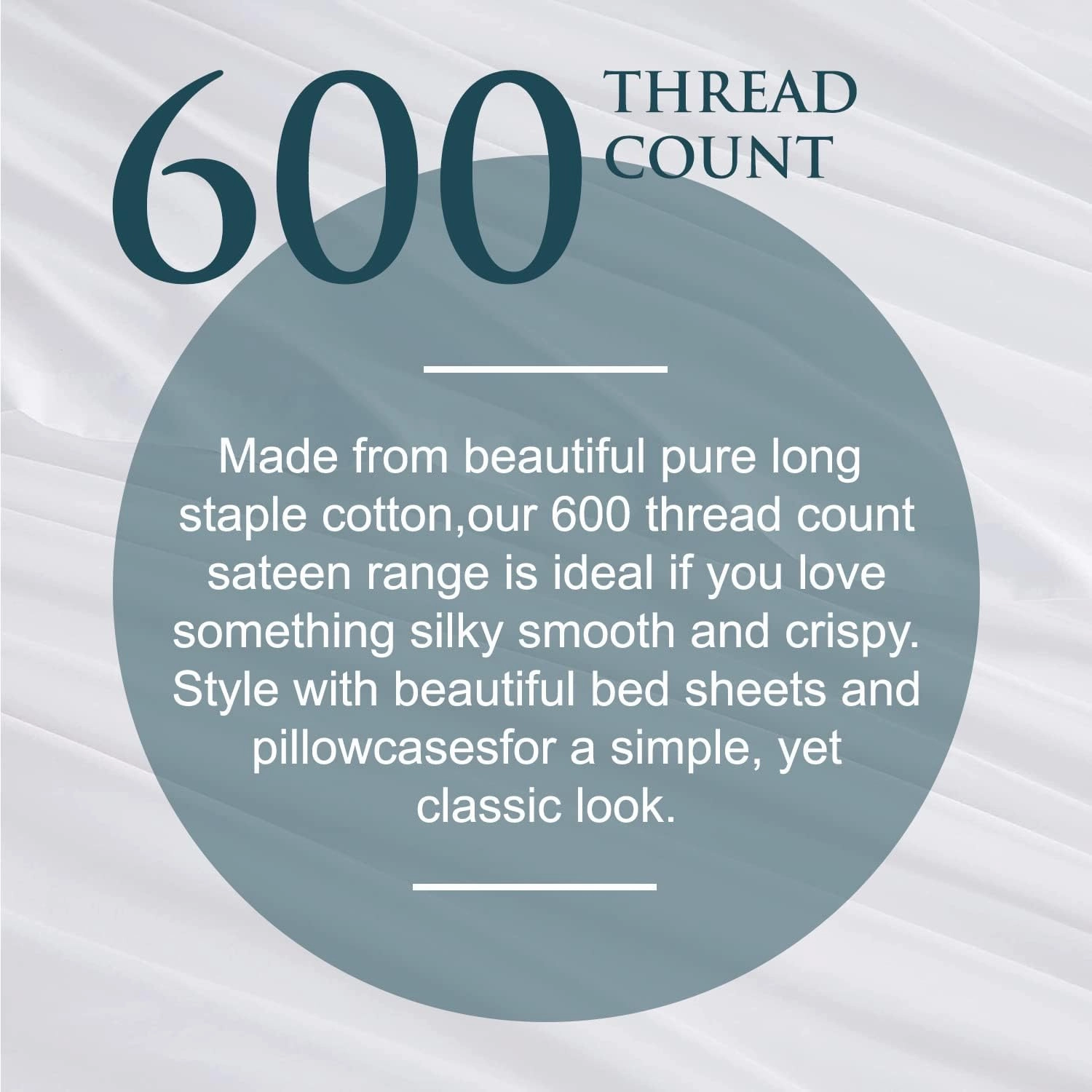 Split Top King Sheet Set - 100% Cotton, 600 Thread Count Flex Head King Sheets for Sleep Number Bed - 16" Deep Pocket cooling Sheets for Flex Top King Adjustable Bed - Split King/34" Down - Light Grey