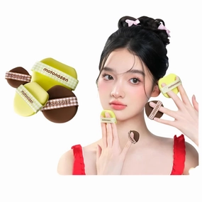 Sponges Makeup Blender Set - 4PCS Soft Beauty Blender Foundation Puffs for Powder, Concealer & Creams - Cotton Powder Puff Applicator for Dry Wet Dual Use - Reusable Cosmetic Blending Tools