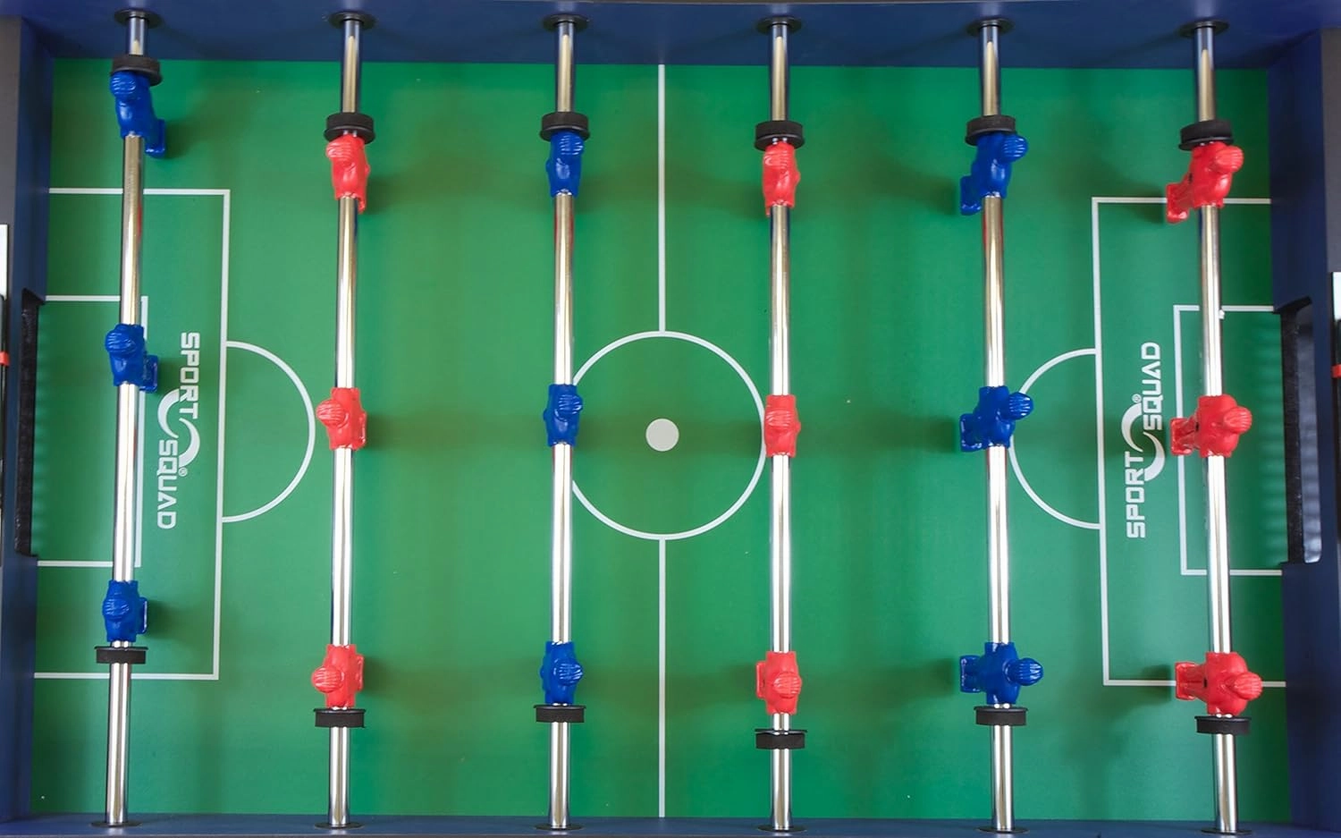 Sport Squad Foosball Table - Soccer Table - Wood Foosball Table for Kids & Adults - Bar Game Table, Game Room for Home - Easy Assembly, Built Tough for High Volume Play