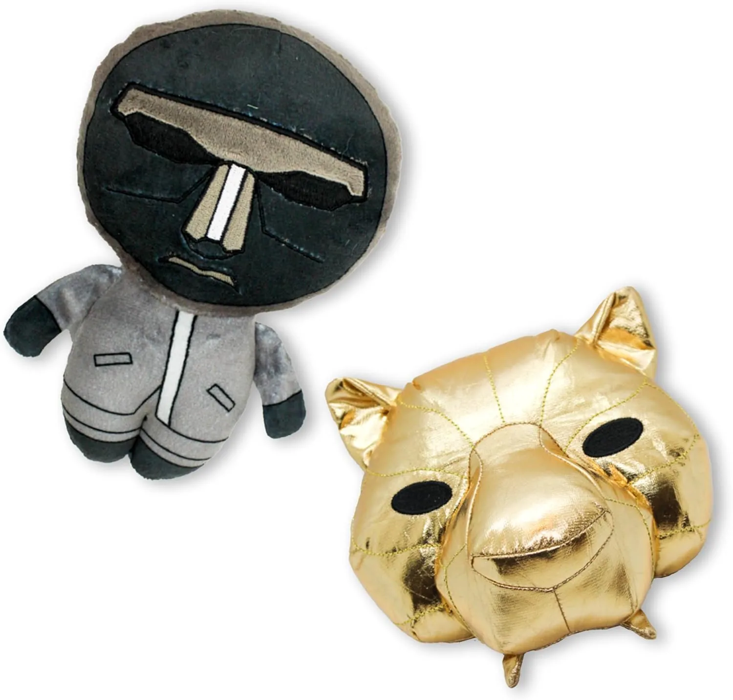 Squid Game Official Merchandise | Collectible Dog Toys | Hwang in-ho & VIP Mask | Squeaky Plush Toy for Interactive Indoor Play
