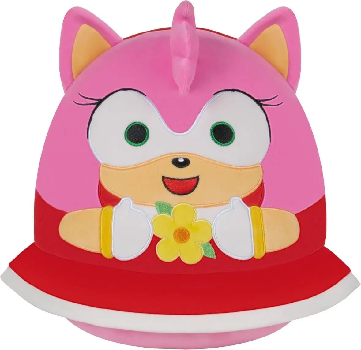 Squishmallows 2025 Original 8 Inch Sonic The Hedgehog Squad Plush - Collectible Soft & Squishy Mini Stuffed Animal Toy - Add to Your Squad - Gift for Kids, Girls & Boys (Amy Rose)