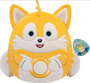 Squishmallows 2025 Original 8 Inch Sonic The Hedgehog Squad Plush - Collectible Soft & Squishy Mini Stuffed Animal Toy - Add to Your Squad - Gift for Kids, Girls & Boys (Tails)