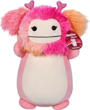 Squishmallows Official Kellytoy 10 Inch Hug Mees Squad Collectible Pillow Animal Pets (Caparinne Bigfoot)