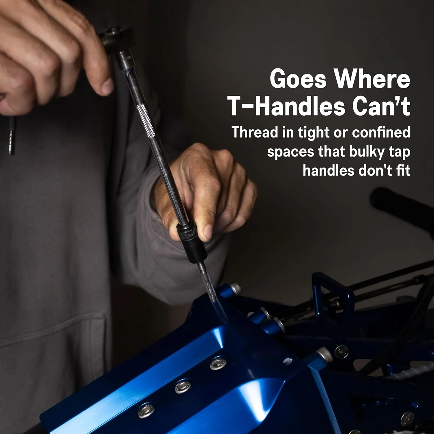 SST - Tap Socket Wrench - 8-Piece Adapter Set - Snug, Secure, & Durable - Easy Storage & Organization - Fits All Number & Fractional M.C.T.I. Standard Taps - Designed in the USA