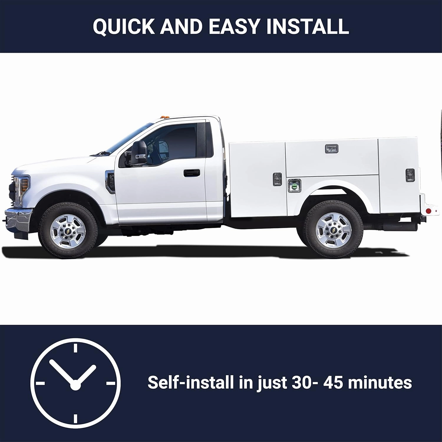 Stahl Truck Bodies - 55003-025-PR - Vertical Door for Stahl Challenger II Service Body (2001-2012) - Replacement for Side Vertical Compartment Doors: 96VV, 108VV, and 132VV