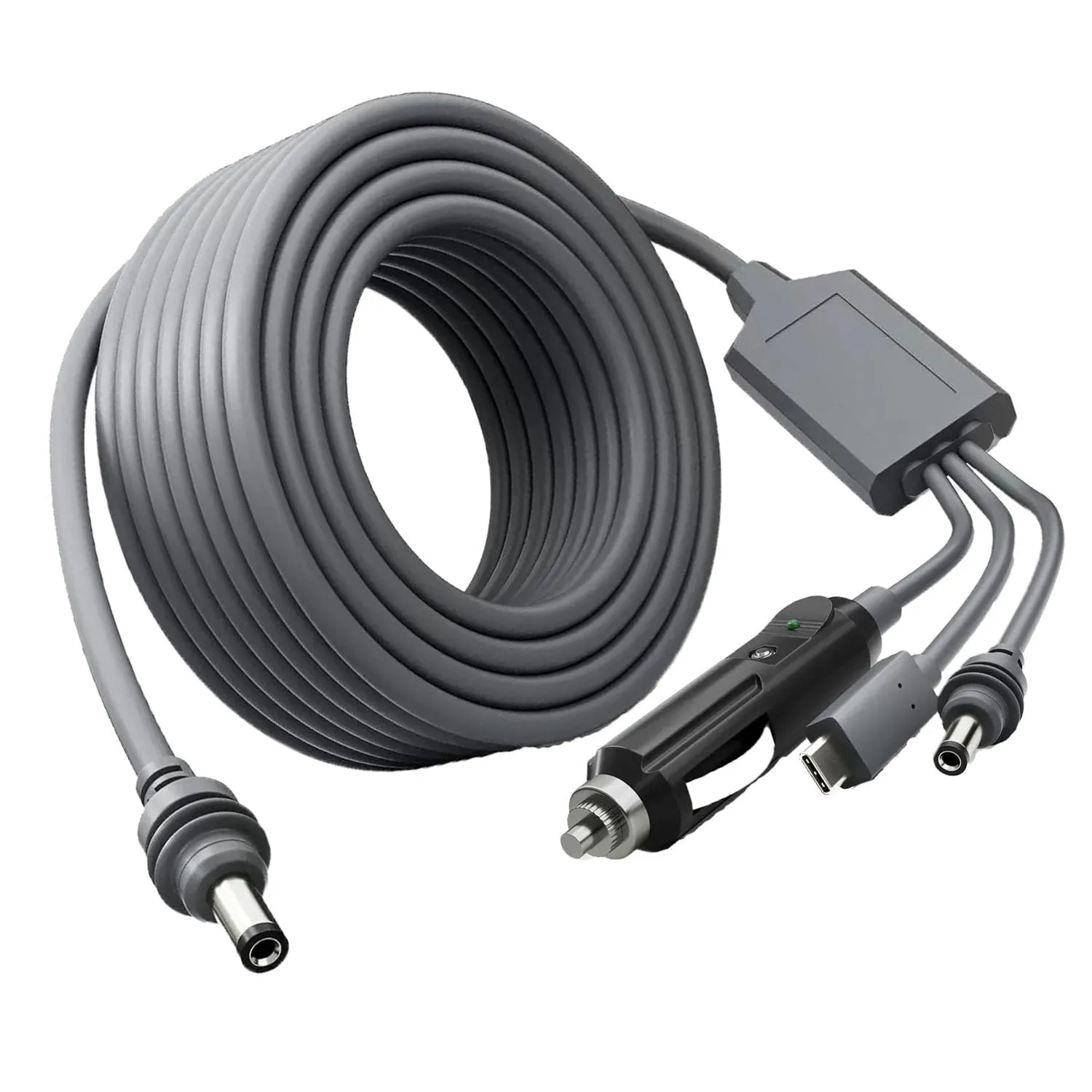 Starlink Mini Cable 10FT/ 3M, High-Speed USB C/Car Charger/DC to DC Replacement Cable for Starlink Mini Power, Waterproof Extension Starlink Power Accessories (3IN1, 10FT)
