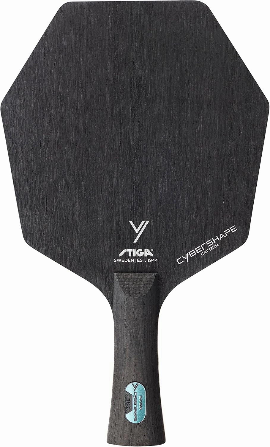 Stiga Cybershape Carbon CWT Table Tennis Blade with Custom Weight Technology I Superior Control, Enhanced Grip for Offensive Play