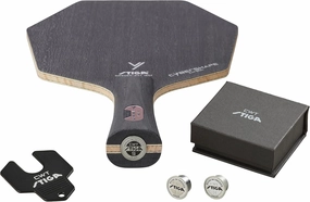 Stiga Cybershape Carbon CWT Table Tennis Blade with Custom Weight Technology I Superior Control, Enhanced Grip for Offensive Play