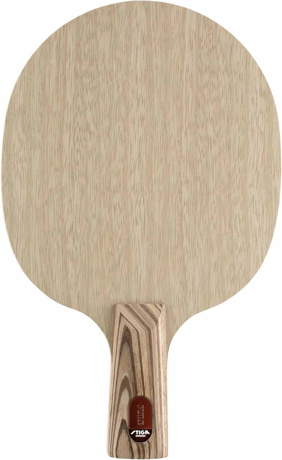 Stiga Pure Table Tennis Blade, Round Wood Blade for Experienced Advanced Offensive Players, Competition Approved