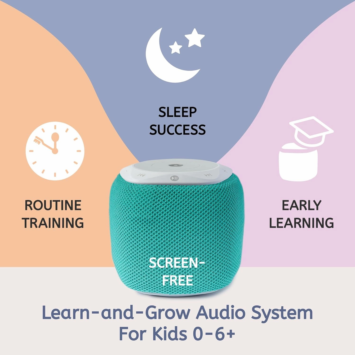 Storypod The Learning-First Audio Play System | Starter Set | Interactive Educational Toy & Storyteller | Boys & Girls | Young Kids | Toddlers & Preschoolers (The Storypod - Blue)