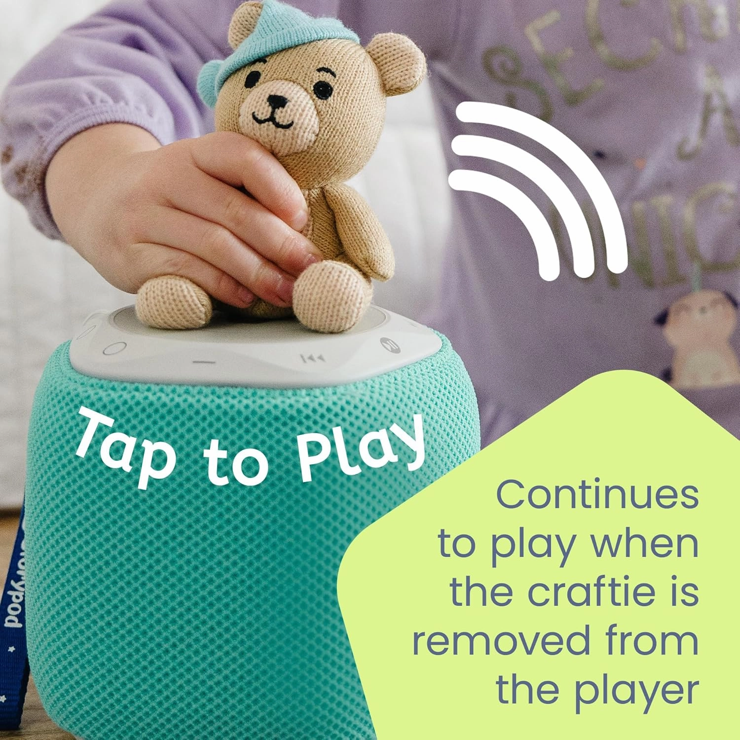 Storypod The Learning-First Audio Play System | Starter Set | Interactive Educational Toy & Storyteller | Boys & Girls | Young Kids | Toddlers & Preschoolers (The Storypod - Blue)