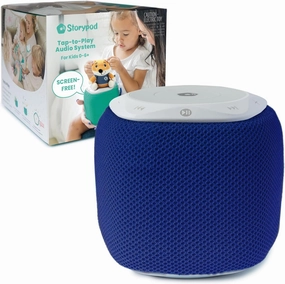 Storypod The Learning-First Audio Play System | Starter Set | Interactive Educational Toy & Storyteller | Boys & Girls | Young Kids | Toddlers & Preschoolers (The Storypod - Blue)