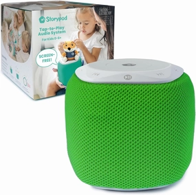Storypod The Learning-First Audio Play System | Starter Set | Interactive Educational Toy & Storyteller | Boys & Girls | Young Kids | Toddlers & Preschoolers (The Storypod - Green)