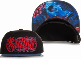 Sullen Govejek Tattoo Lifestyle Graphic Snapback Adjustable Hat Black