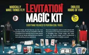 Super Duper Levitation Magic Kit by George Iglesias, Learn How to Move, Fly and Levitate Objects, 8  Years