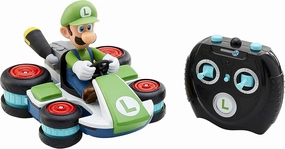 Super Mario 08988-PLY Nintendo Mario Kart 8 Luigi Mini Anti-Gravity Rc Racer 2.4Ghz, with Full Function Steering Create 360 Spins, Whiles & Drift Up To 100" Range - For Kids Ages 4 Plus
