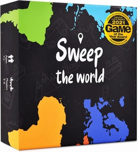 Sweep the World Card Game – Interactive Geography with All The Countries of The World – Educational, Competitive & Fun for Kids, Teens & All Ages - Learning Game for The Whole Family